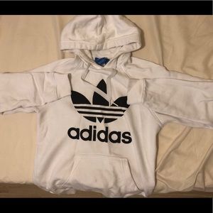 Adidas white hoodie